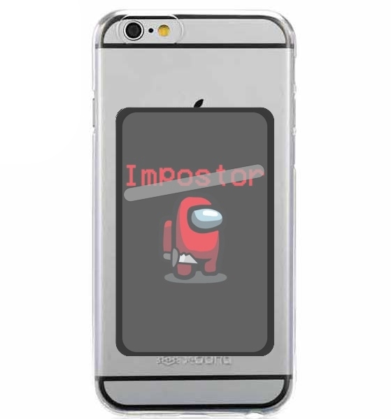 Porte Carte adhésif pour smartphone  Impostor Among Us