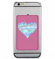 Porte Carte adhésif pour smartphone A sea of Love (purple)