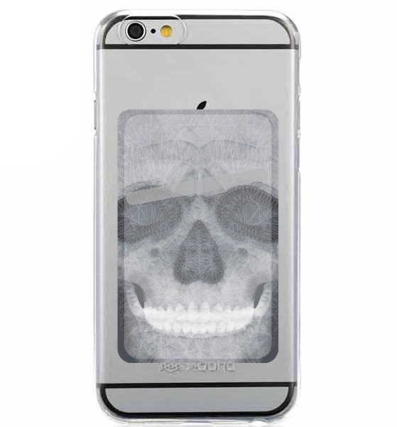 Porte Carte adhésif pour smartphone abstract skull