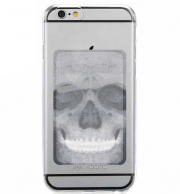 Porte Carte adhésif pour smartphone abstract skull