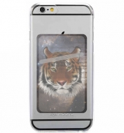 Porte Carte adhésif pour smartphone Abstract Tiger