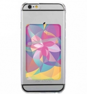 Porte Carte adhésif pour smartphone Acid Blossom