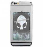 Porte Carte adhésif pour smartphone Skull alien