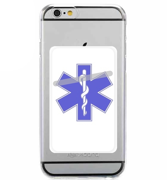 Porte Carte adhésif pour smartphone Ambulance