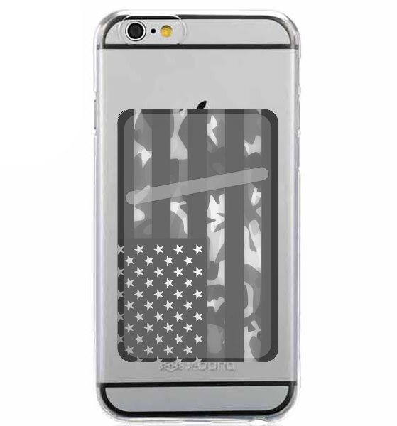 Porte Carte adhésif pour smartphone American Camouflage