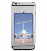Porte Carte adhésif pour smartphone Avion en décollage