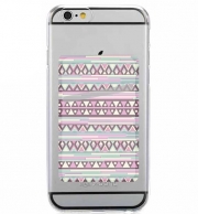 Porte Carte adhésif pour smartphone Aztec Pink And Mint