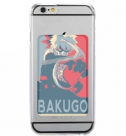 Porte Carte adhésif pour smartphone Bakugo Katsuki propaganda art