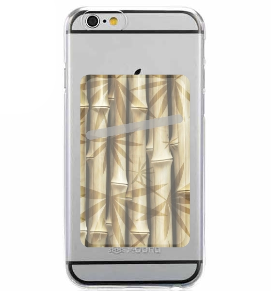 Porte Carte adhésif pour smartphone Bamboo Art