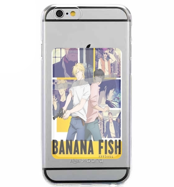 Porte Carte adhésif pour smartphone Banana Fish FanArt