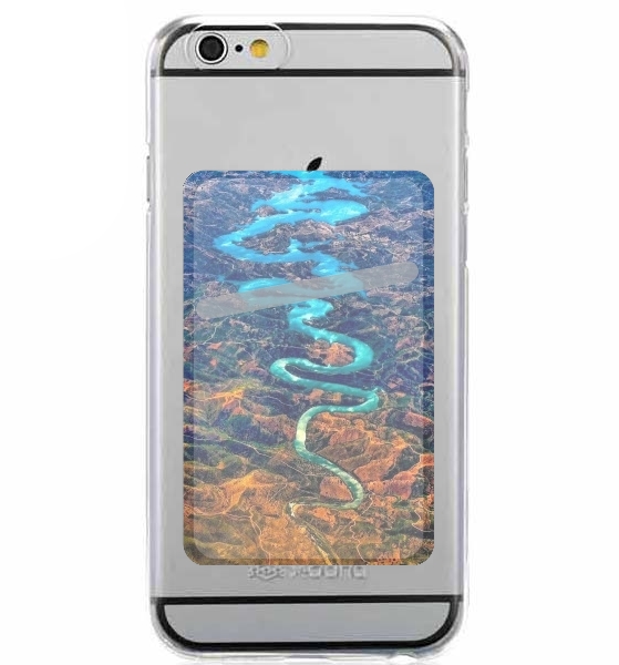 Porte Carte adhésif pour smartphone Blue dragon river portugal