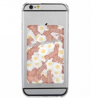 Porte Carte adhésif pour smartphone Breakfast Eggs and Bacon