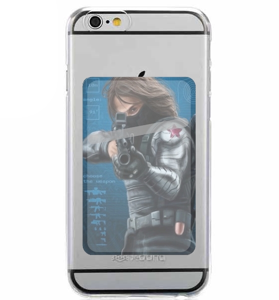 Porte Carte adhésif pour smartphone Bucky Barnes Aka Winter Soldier
