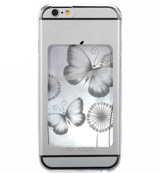 Porte Carte adhésif pour smartphone Butterflies Dandelion