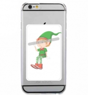 Porte Carte adhésif pour smartphone Christmas Elfe