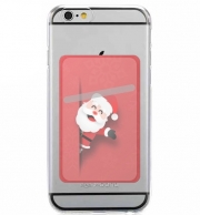 Porte Carte adhésif pour smartphone Christmas Santa Claus