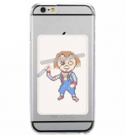 Porte Carte adhésif pour smartphone Chucky Pixel Art