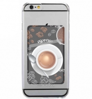 Porte Carte adhésif pour smartphone Coffee time