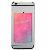 Porte Carte adhésif pour smartphone Colorful Galaxy