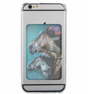 Porte Carte adhésif pour smartphone Course de chevaux - Equitation