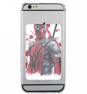 Porte Carte adhésif pour smartphone Deadpool Painting