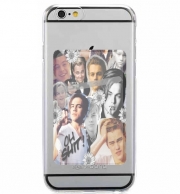 Porte Carte adhésif pour smartphone Dicaprio Fan Art Collage