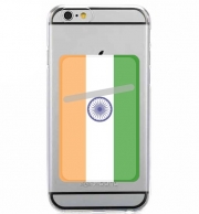 Porte Carte adhésif pour smartphone Drapeau Inde