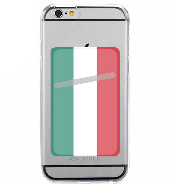 Porte Carte adhésif pour smartphone Drapeau Italie