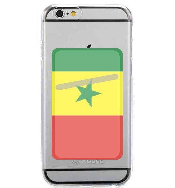 Porte Carte adhésif pour smartphone Drapeau Senegal