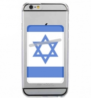 Porte Carte adhésif pour smartphone Drapeau Israel