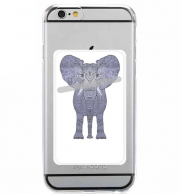 Porte Carte adhésif pour smartphone Elephant Blue