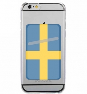 Porte Carte adhésif pour smartphone Drapeau Suede