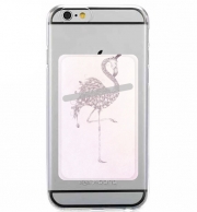 Porte Carte adhésif pour smartphone Flamingo