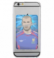 Porte Carte adhésif pour smartphone Football Legends: Zinedine Zidane France