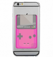 Porte Carte adhésif pour smartphone GameBoy Color Rose