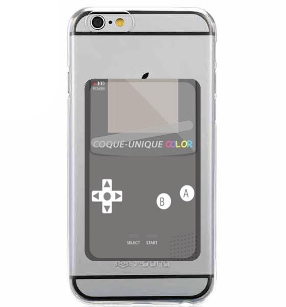 Porte Carte adhésif pour smartphone GameBoy Color Noir