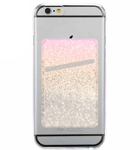 Porte Carte adhésif pour smartphone Gatsby Glitter Pink
