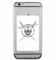 Porte Carte adhésif pour smartphone ghost of tsushima art sword