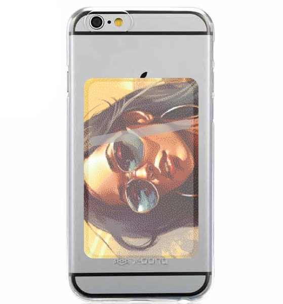Porte Carte adhésif pour smartphone Glasses Summer V2 white - Sacs &  Accessoires