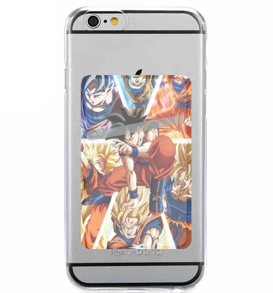 Porte Carte adhésif pour smartphone Goku Ultra Instinct