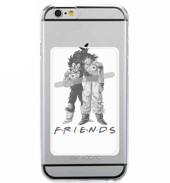 Porte Carte adhésif pour smartphone Goku X Vegeta as Friends