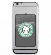Porte Carte adhésif pour smartphone Groot Coffee