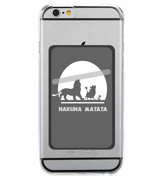 Porte Carte adhésif pour smartphone Hakuna Matata Elegance