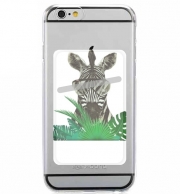 Porte Carte adhésif pour smartphone Hipster Zebra Style