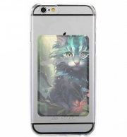 Porte Carte adhésif pour smartphone I Love Cats v2