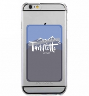 Porte Carte adhésif pour smartphone in tartiflette we trust