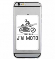 Porte Carte adhésif pour smartphone J'peux pas j'ai moto