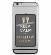 Porte Carte adhésif pour smartphone Keep Calm and Follow Daryl