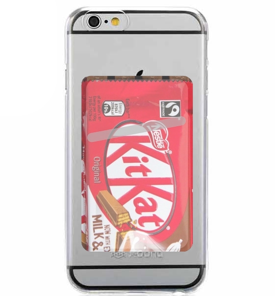 Porte Carte adhésif pour smartphone kit kat chocolate