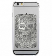 Porte Carte adhésif pour smartphone Lace Skull